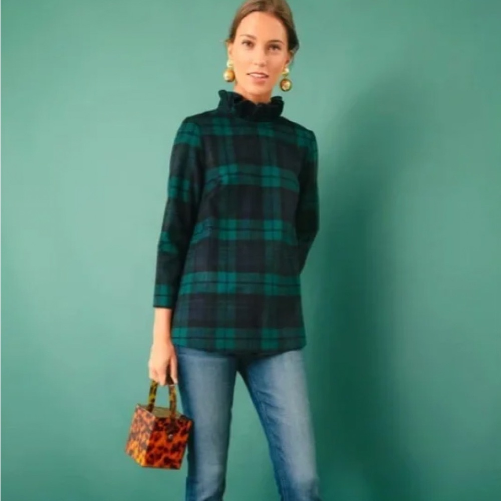 Tuckernuck Blackwatch Plaid Faye Blouse